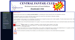 Desktop Screenshot of centralfantailclub.net
